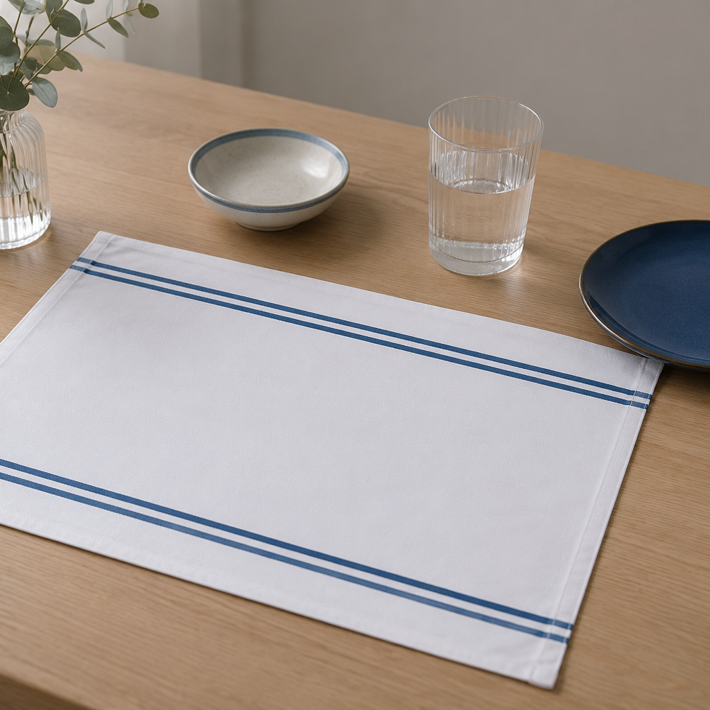 5 Kitchen Towels Set - Double Striped