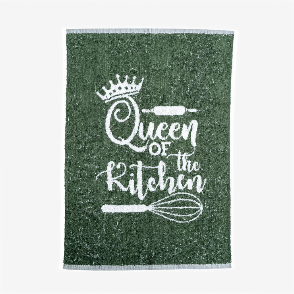 6 Kitchen Towels Flat & Terry