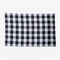 Black Squared Flat Kitchen Towel