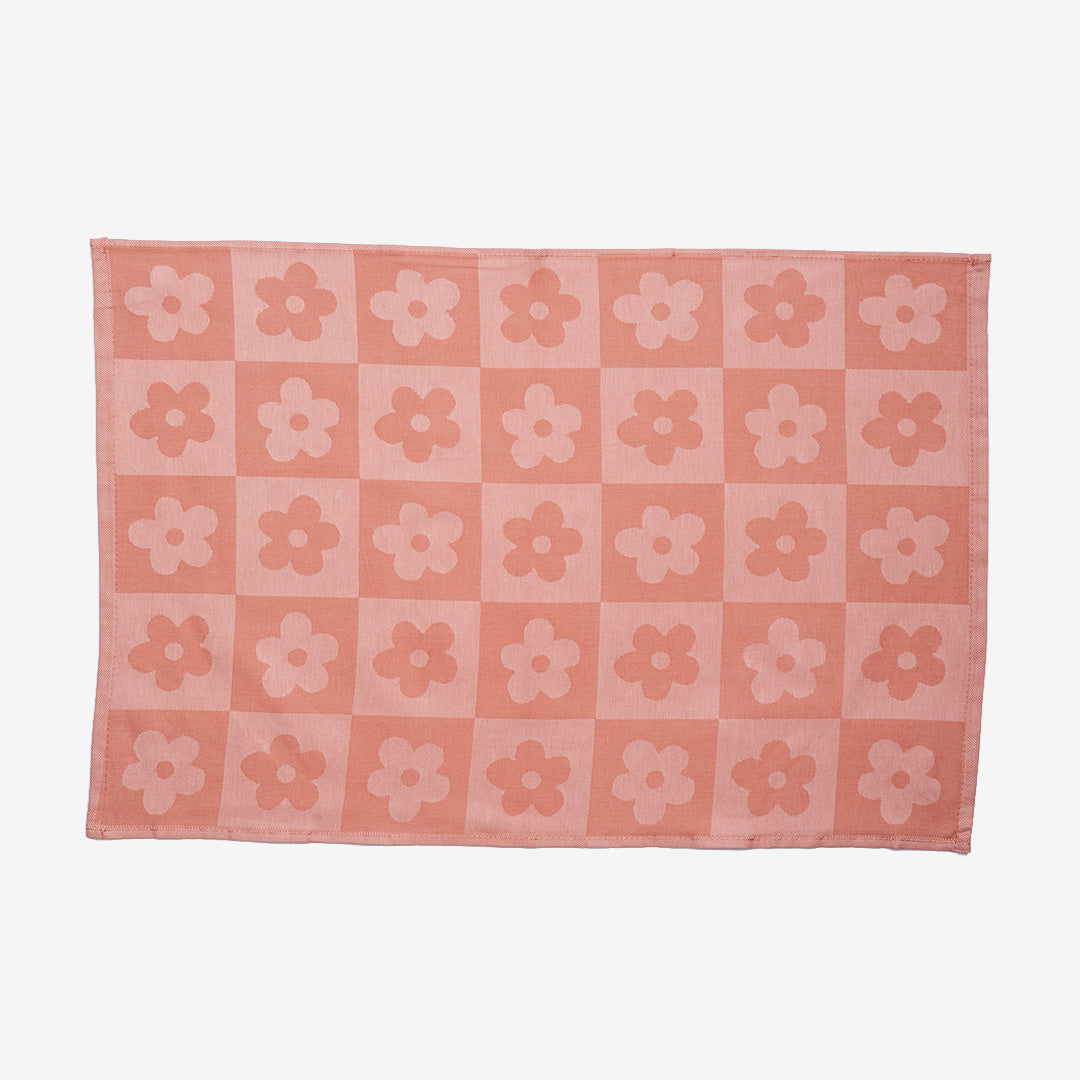 Rose Floral Flat Kitchen Towel