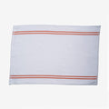 Double Striped Rose Flat Kitchen Towel