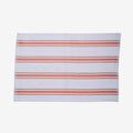 Triple Striped Rose Flat Kitchen Towel