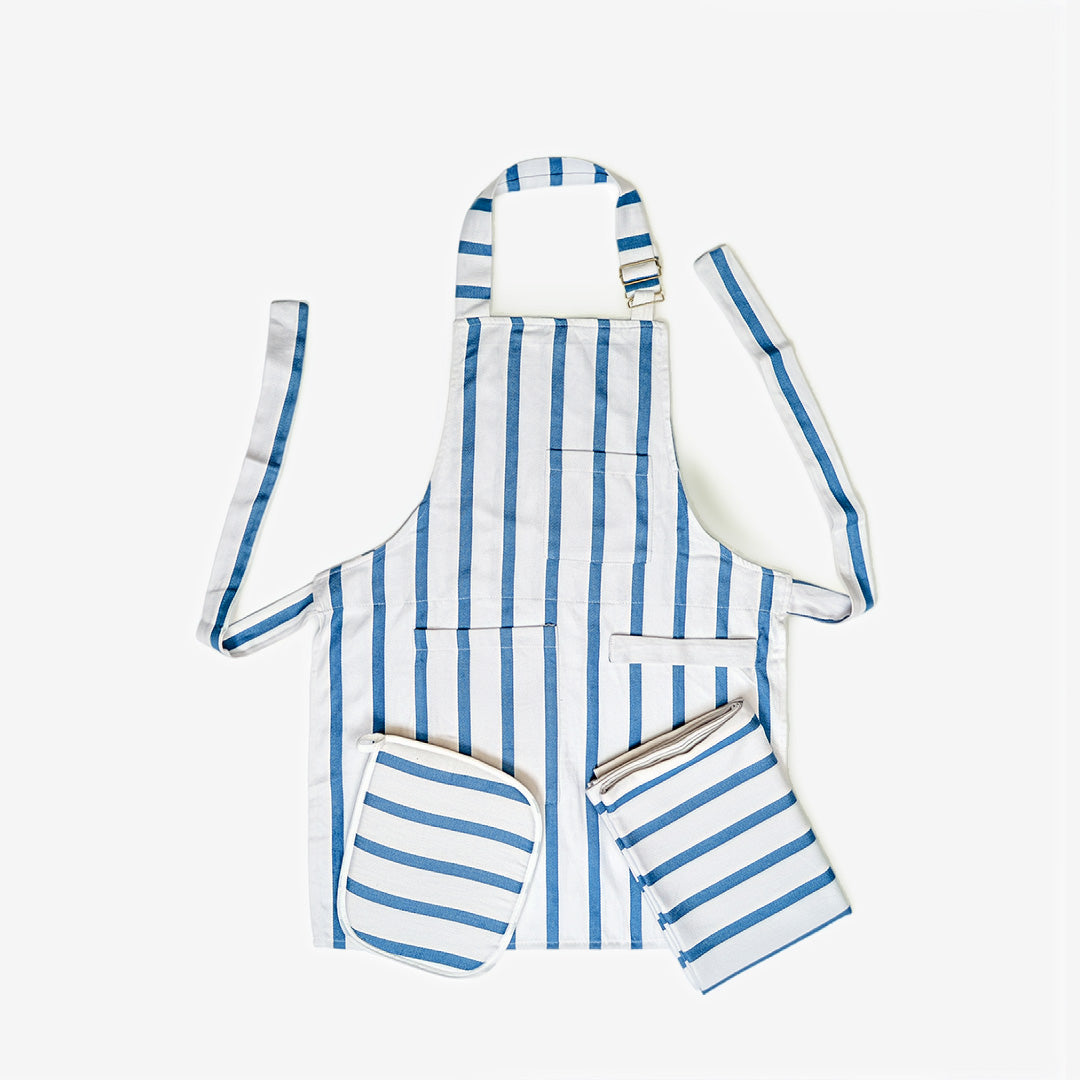 Kitchen Apron Set with Mattress & Holder Ocean