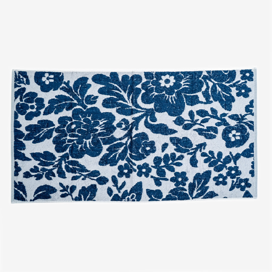 Floral Ocean Pattern Bath Towel