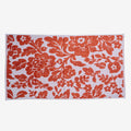Floral Dark Rose Pattern Bath Towel