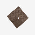 Wavy Brown Bath Towel