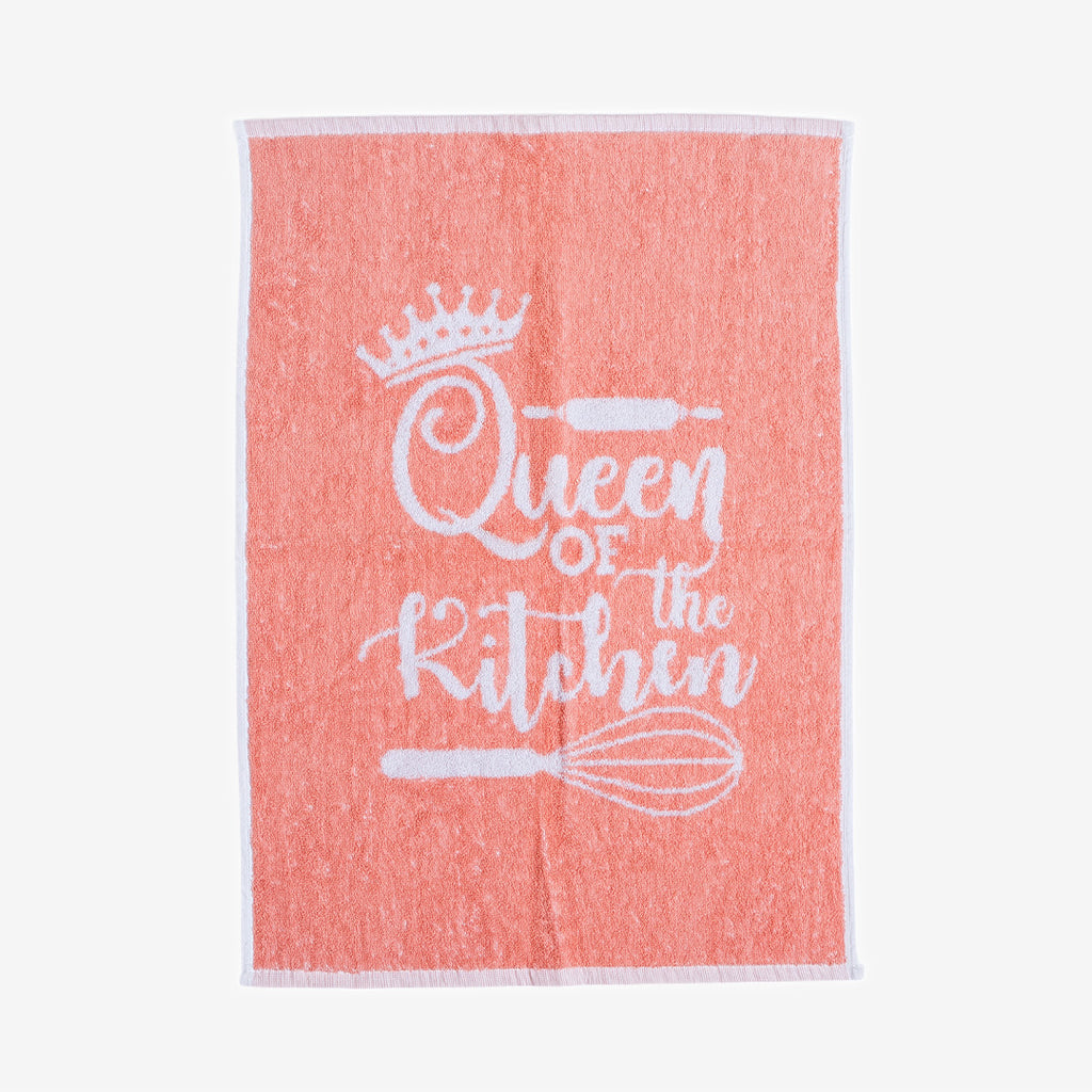 Queen of The Kitchen Rose Terry Towel