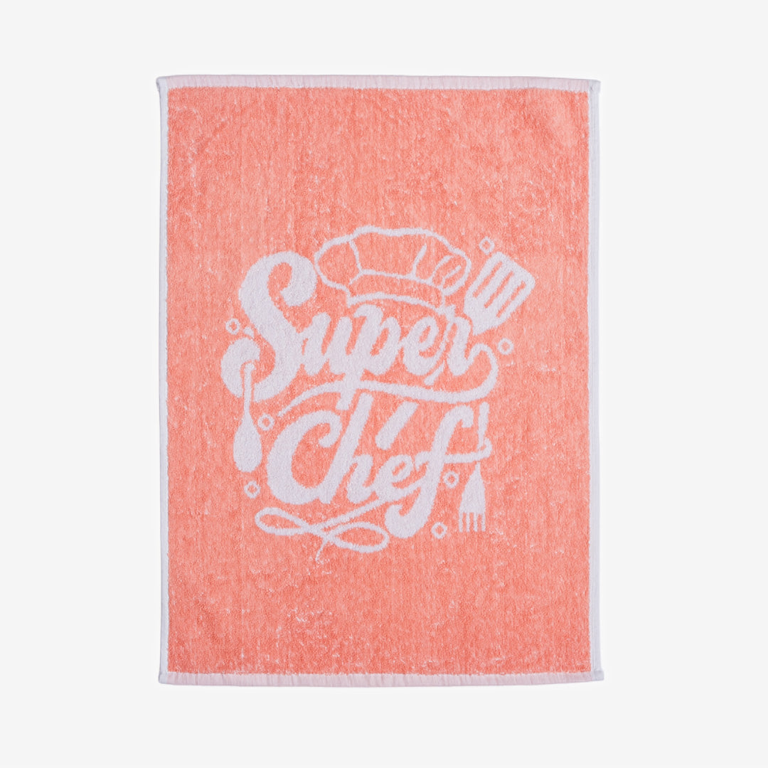 6 Kitchen Towels Flat & Terry