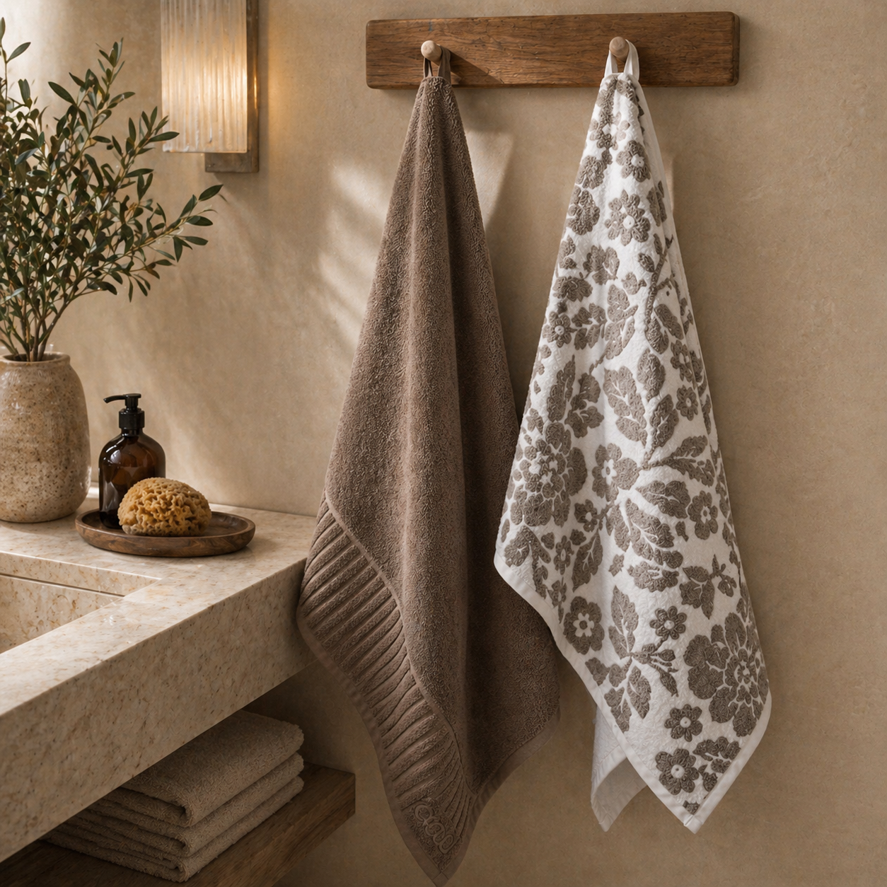 Bath Set Beige