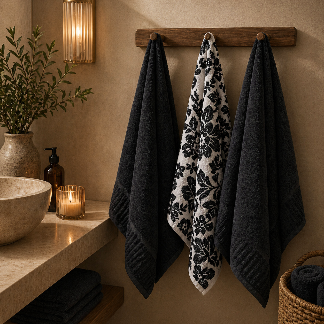Bath Set Black