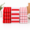 12 Towels Red Bundle