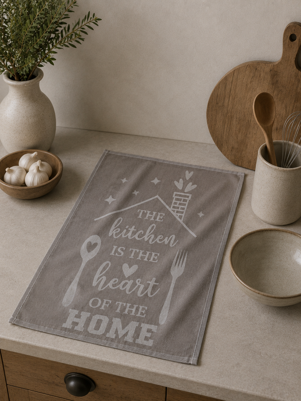 Heart of Home 5 Kitchen Towels Set