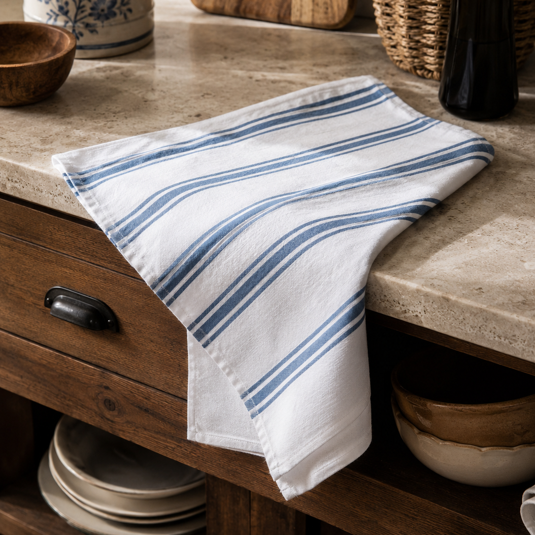 Ocean Complete Full Kitchen Set w/ Apron