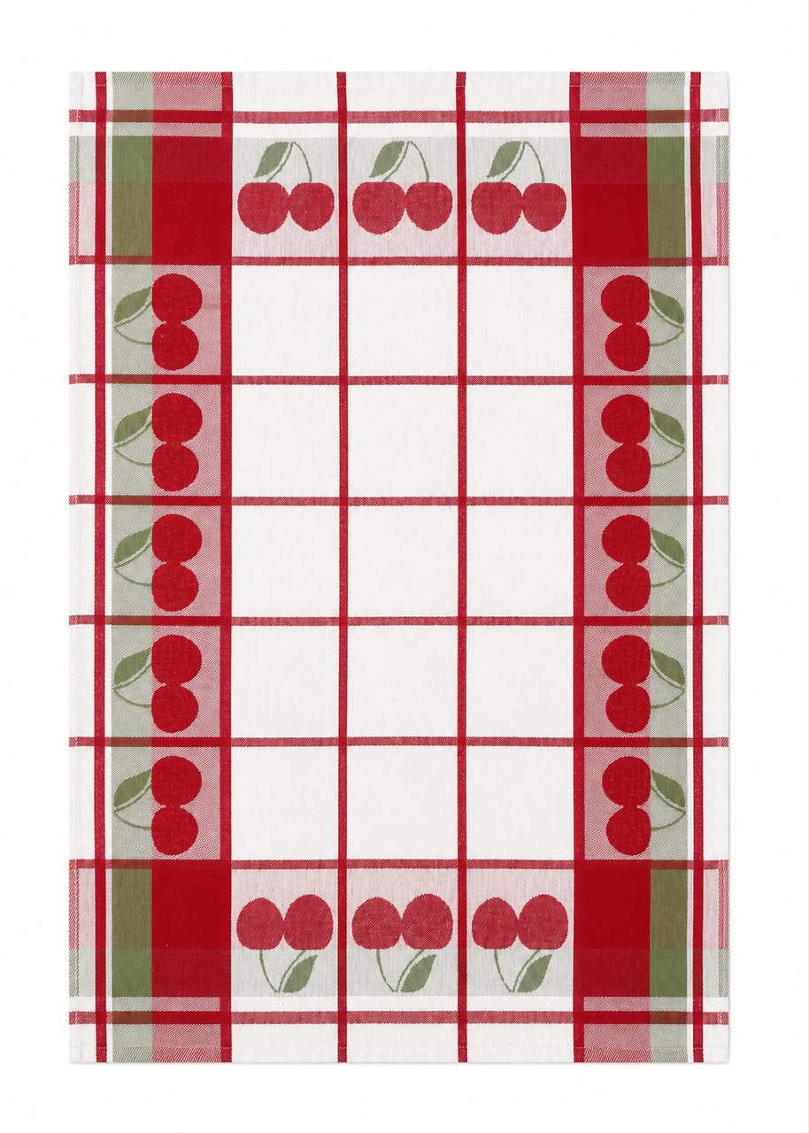 Fruits 12 Kitchen Towels Set