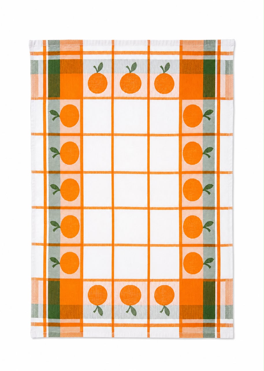 Fruits 12 Kitchen Towels Set
