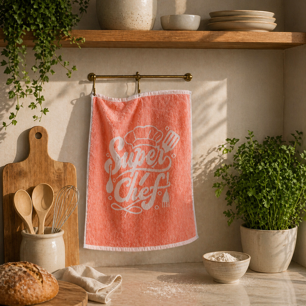 Super Chef Rose Terry Kitchen Towel