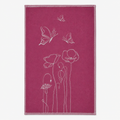 Flowers & Butterflies Flat Kitchen Towel